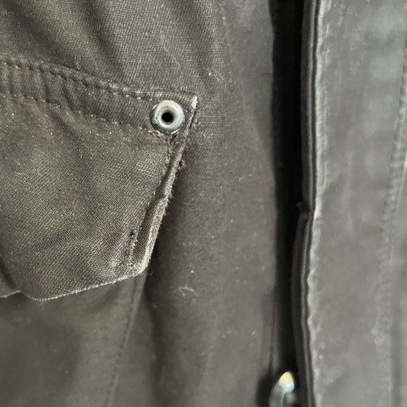 G-Star Raw Black Hooded Parka Jacket size small - Picture 6 of 9